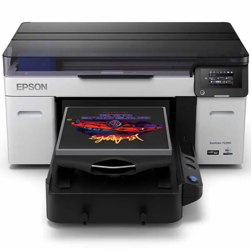 Epson F2260 Direct To Garment Film Printer Australia Front T Shirt Framed