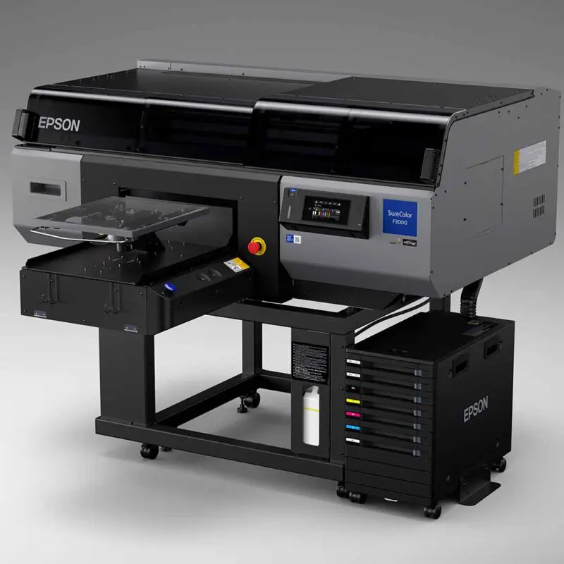 Epson SC F3000 Direct To Garment Film Printer Australia Front Angle Hero