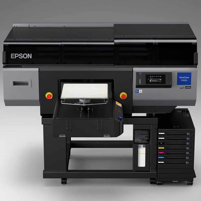Epson SC F3000 Direct To Garment Film Printer Australia No T Shirt Front