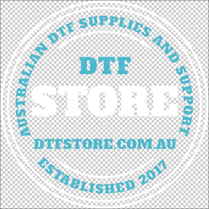 DTF Store Logo Black Knock Out Soft DTF Print
