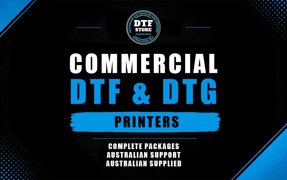 commercial dtf dtg printers australia clothing printing